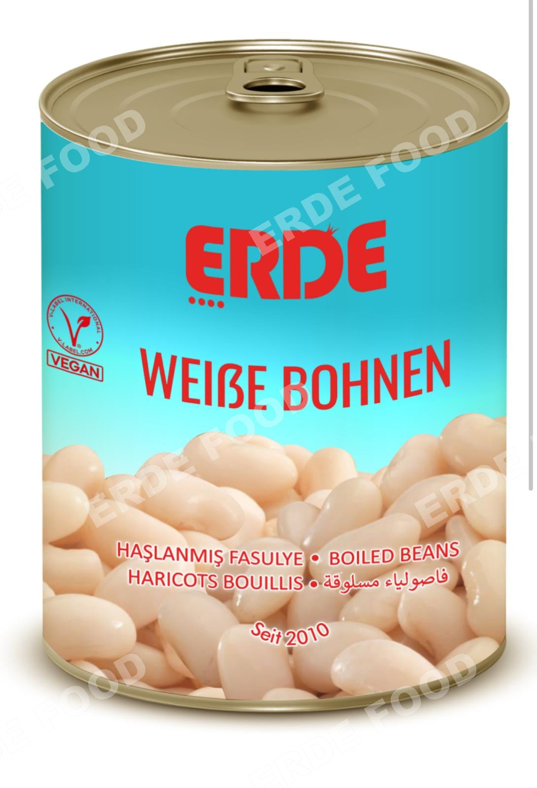 Karton 12x Weiße Bohnen ERDE – 400g
