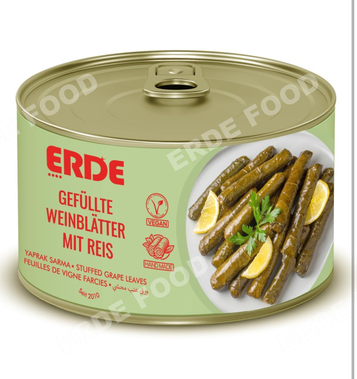 Karton 12x Gefüllte Weinblätter mit Reis ERDE – 400g